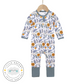 Golden Meadow Zip Romper