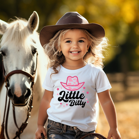 Little Bitty Cowgirl Graphic Tee Shirt