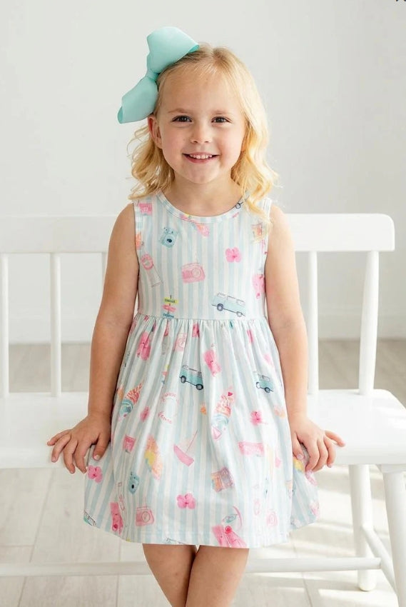 Malibu Girl Tank Twirl Dress