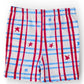 Patriotic Plaid Twirl Shorts