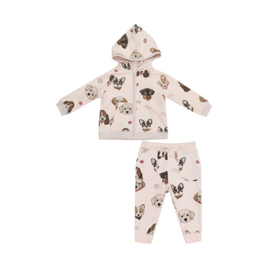 Pretty Puppy Faces Sweatshirt & Jogger