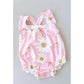 You are My Sunshine Ruffle Cross Back Romper