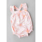 Sweet & Sunny Ruffle Cross Back Romper