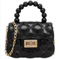 Black Quilted Mini Jelly Purse