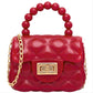 Red Quilted Mini Jelly Purse
