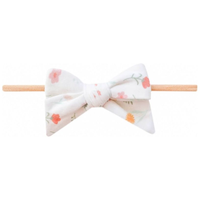 Mabel Classic Nylon Bow Headband