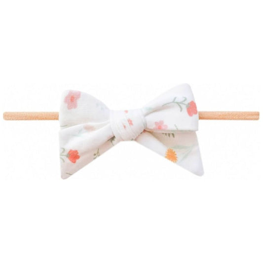 Mabel Classic Nylon Bow Headband