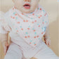 Cherry Premium Bandana Bibs (4-Pack)