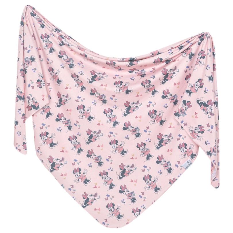 Minnie Mouse Knit Swaddle Blanket