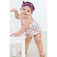 Butterfly Meadows Ruffle Cross Back Romper