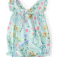 Wildwoods Ruffle Cross Back Romper