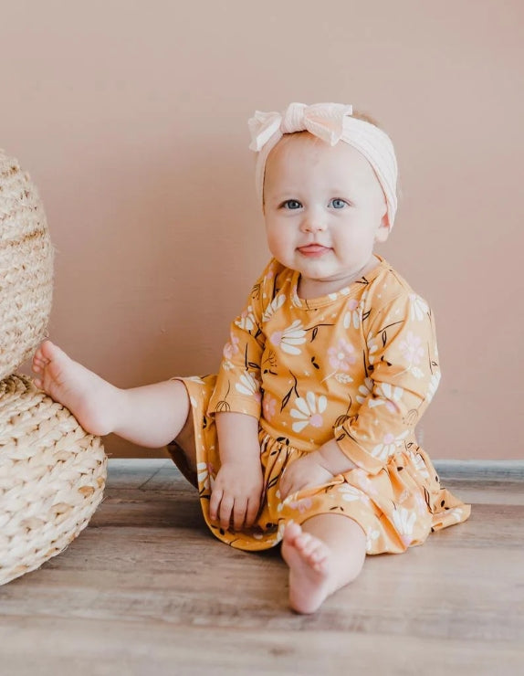 Dandelions in Fall Twirl Bodysuit