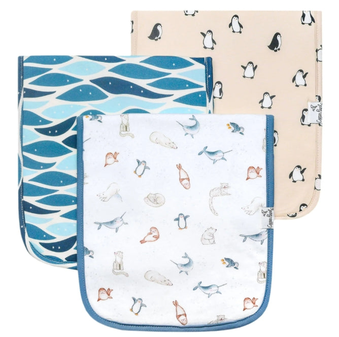 Arctic Wonder Burp Cloth Set (3-Pack)
