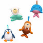 Arctic Wonder Plush Bath Toy Set