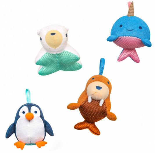 Arctic Wonder Plush Bath Toy Set