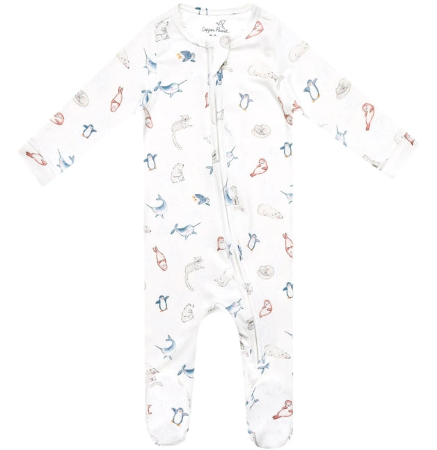 Arctic Wonder Zip-up Footie