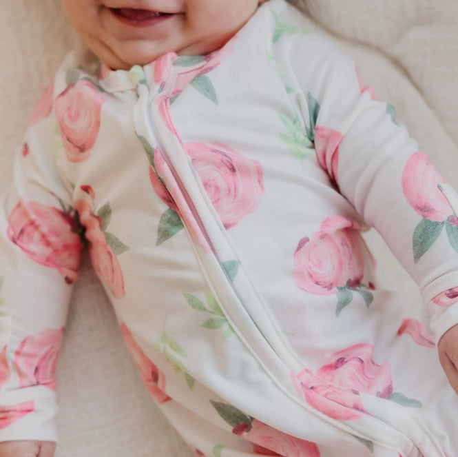 Grace Zip-Up Footie Sleeper