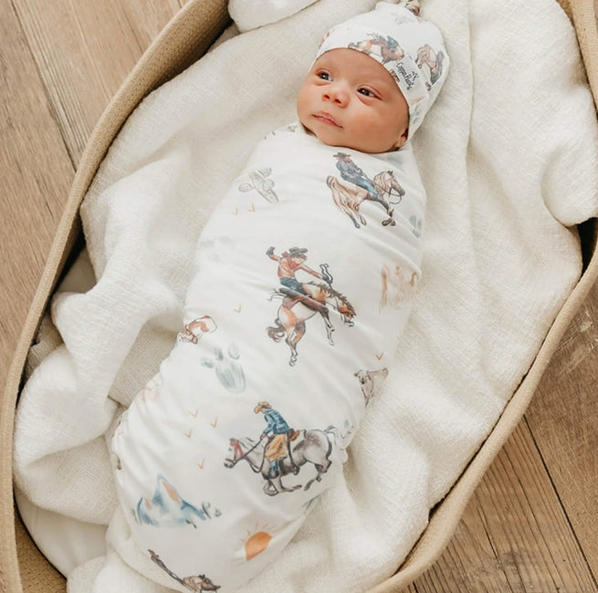 Boone Knit Swaddle Blanket