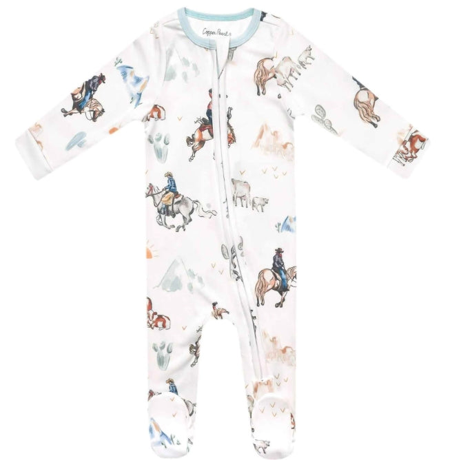 Boone Zip-Up Footie Sleeper