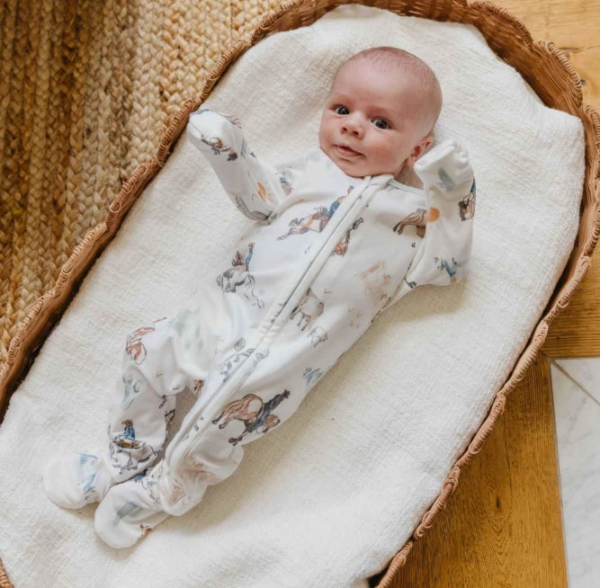 Boone Zip-Up Footie Sleeper