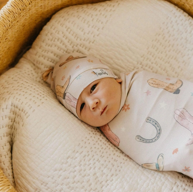 Cheyenne Knit Swaddle Blanket