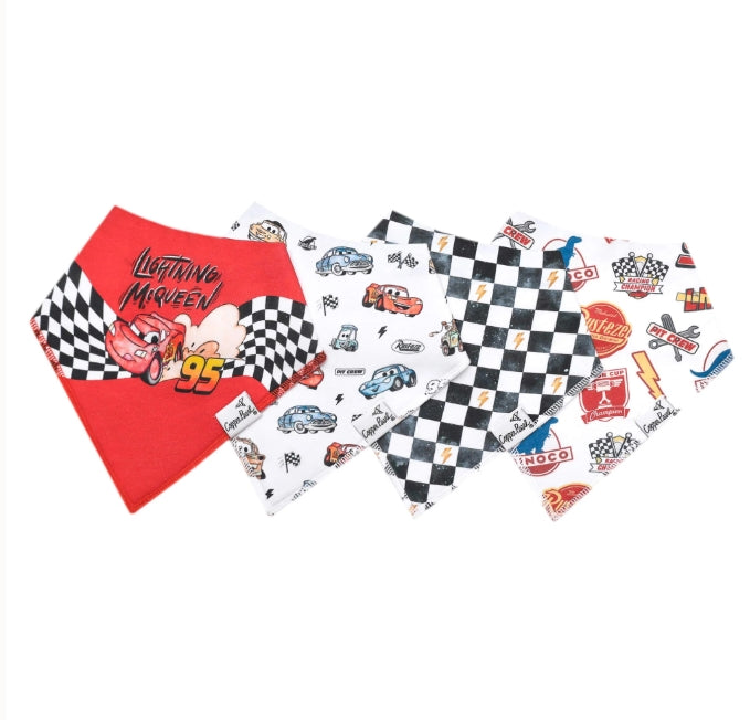 Disney Pixar Cars Bandana Bib Set (4-Pack)