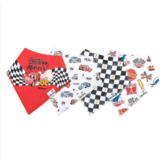 Disney Pixar Cars Bandana Bib Set (4-Pack)