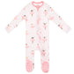 Katerina Zip-Up Footie Pajama