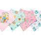 Sesame Street Retro Floral Baby Bandana Bibs