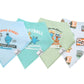 Sesame Street Varsity Friends Baby Bandana Bibs (4-pack)