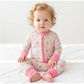 Lattice Floral Zip Romper