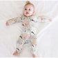 Cow Life Zip Romper