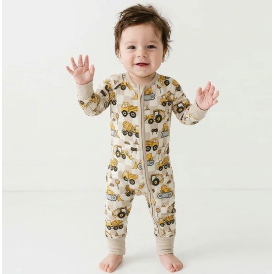 Little Builder Zip Romper