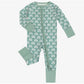 Aqua Rainbows Zip Romper