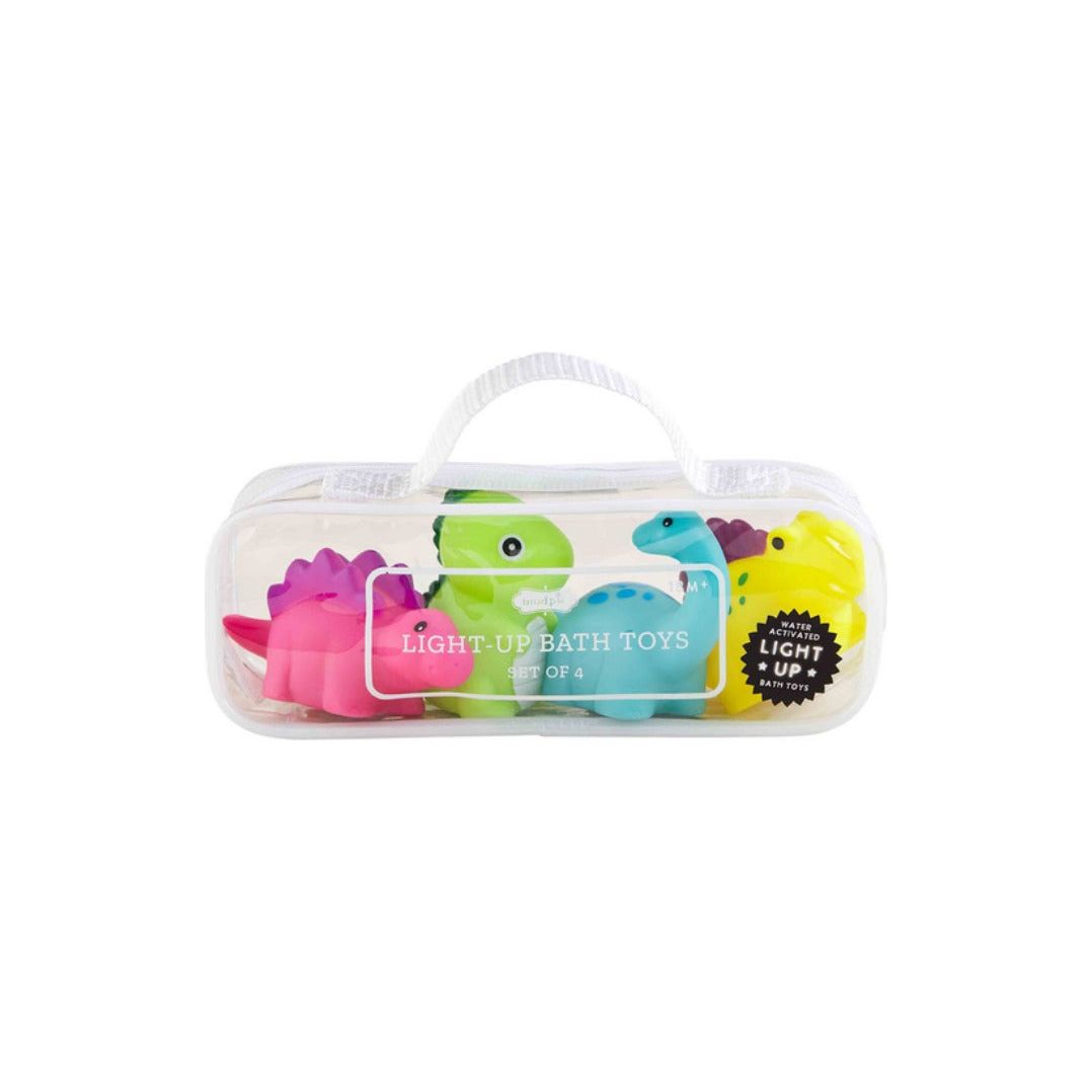 Dino Light-Up Bath Toy Set