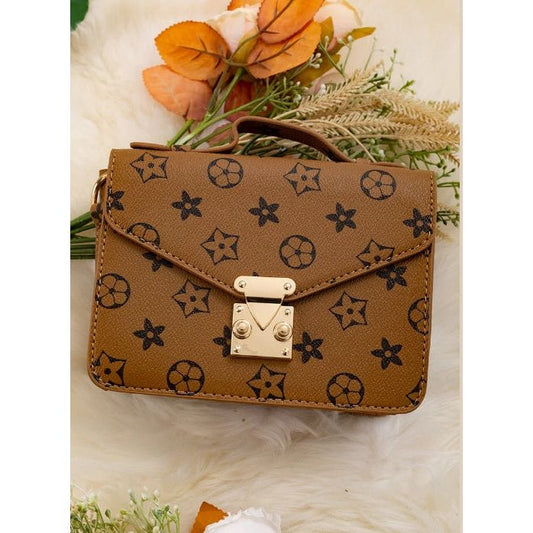 Camel Star Mini Crossbody Purse