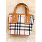 Latte & Plaid Printed Mini Tote Purse