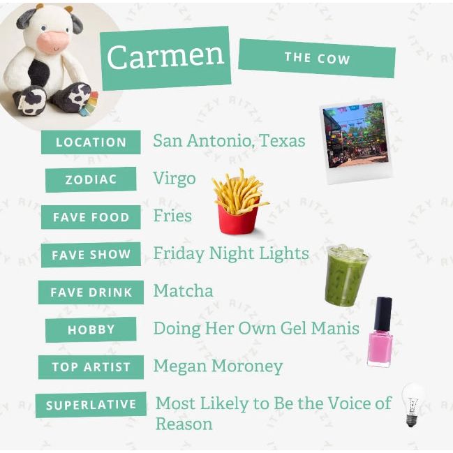 Carmen the Cow Sweetie Snuggles™ Plush