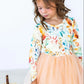 Fall Watercolors L/S Tutu Dress