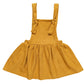Mustard Faux Suede Pinafore Dress
