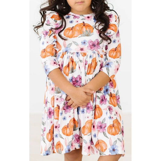 Hey Pumpkin Ruffle Twirl Dress