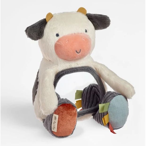 Carmen the Cow Itzy Bitzy Mirror™ Sensory Tummy Time Mirror