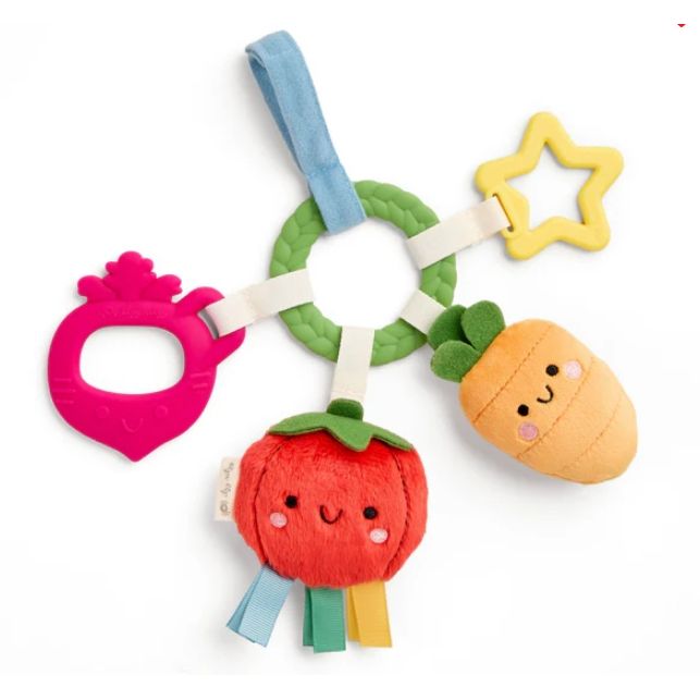 Veggie Bitzy Busy Ring™ Teething Activity Toy