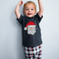 Doodle Classic Santa Graphic Tee Shirt