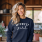 Midwest Girl Adult Graphic Sweatshirt