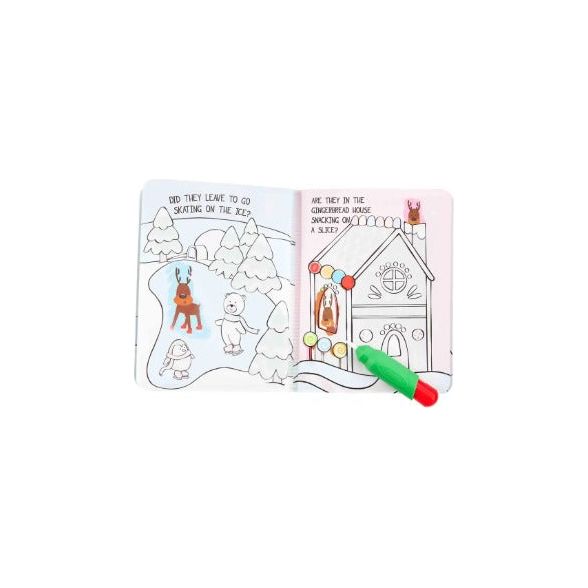 Santa's Reindeer Color Book - Jayla's Bowtique