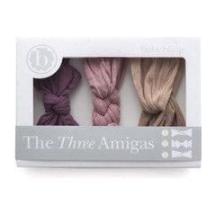 3 Amigas Headband Box Set (lilac,mauve,blush)