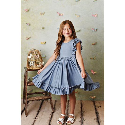 Chambray Bella Pocket Dress
