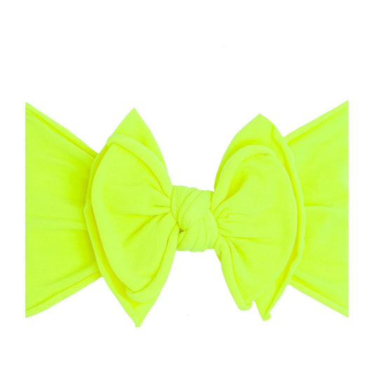 Neon Safety Yellow FAB-BOW-LOUS Headband