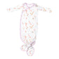 Coral Newborn Knotted Gown